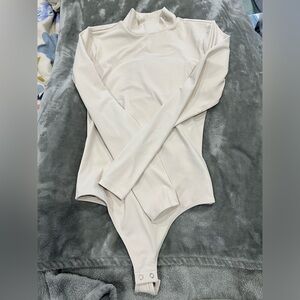 Express body contour mock neck bodysuit